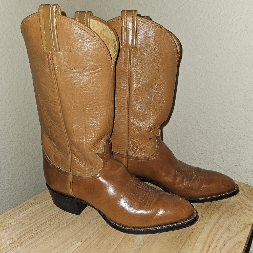 Tony Lama cowboy boots RESOLED
